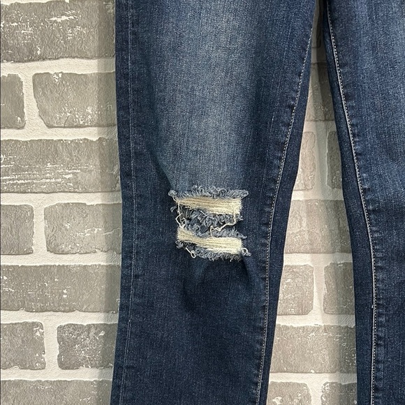 PAIGE Jacqueline Straight Leg Blue Jeans Distressed Womens‎ Size 26 - Picture 3 of 12
